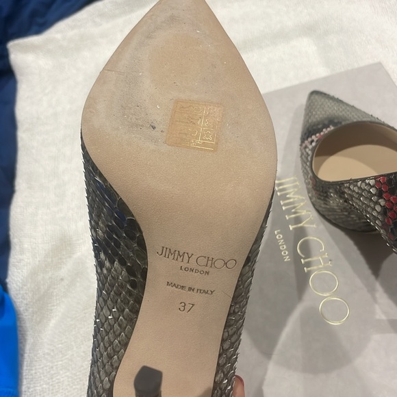 Jimmy Choo painted python heels - Picture 5 of 5